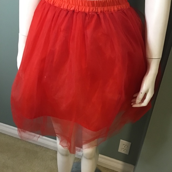 Red 6 layer Tutu - Picture 2 of 2